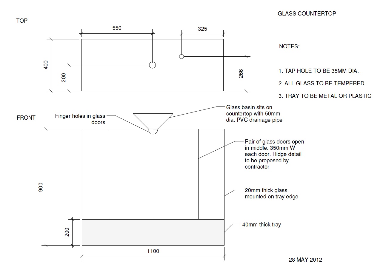 Openplants Terrarium Basin Sink Countertop