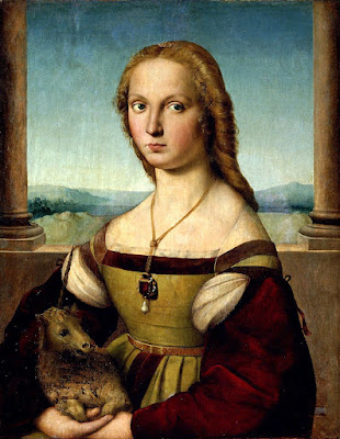 Dama con liocorno, Raffaello Sanzio 1505-06 circa