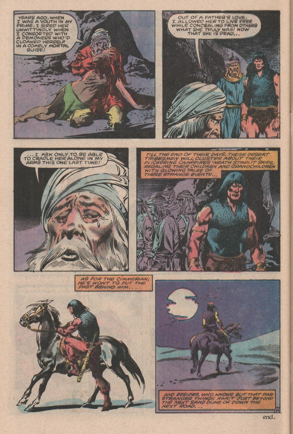 Read online Conan the Barbarian (1970) comic -  Issue #158 - 23