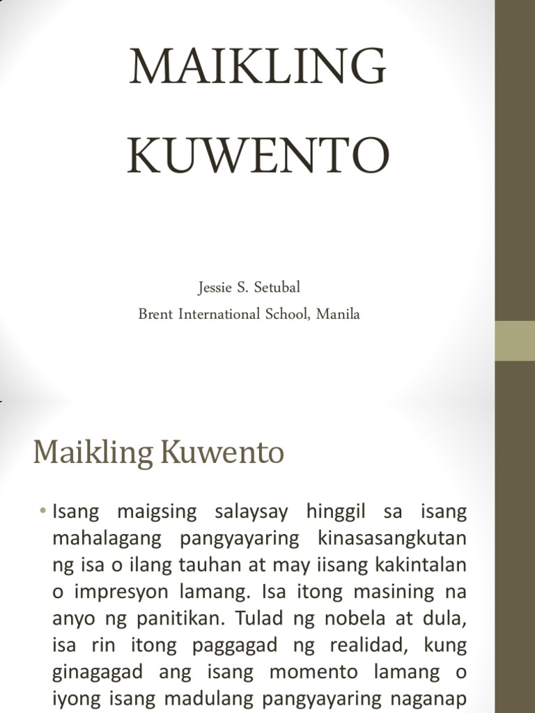 Uri Ng Maikling Kwento Philippin News Collections