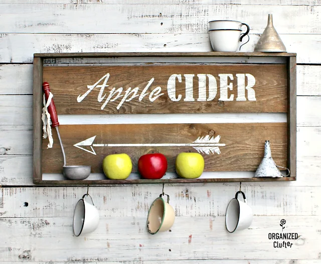 Apple Cider Crate Sign #Oldsignstencils