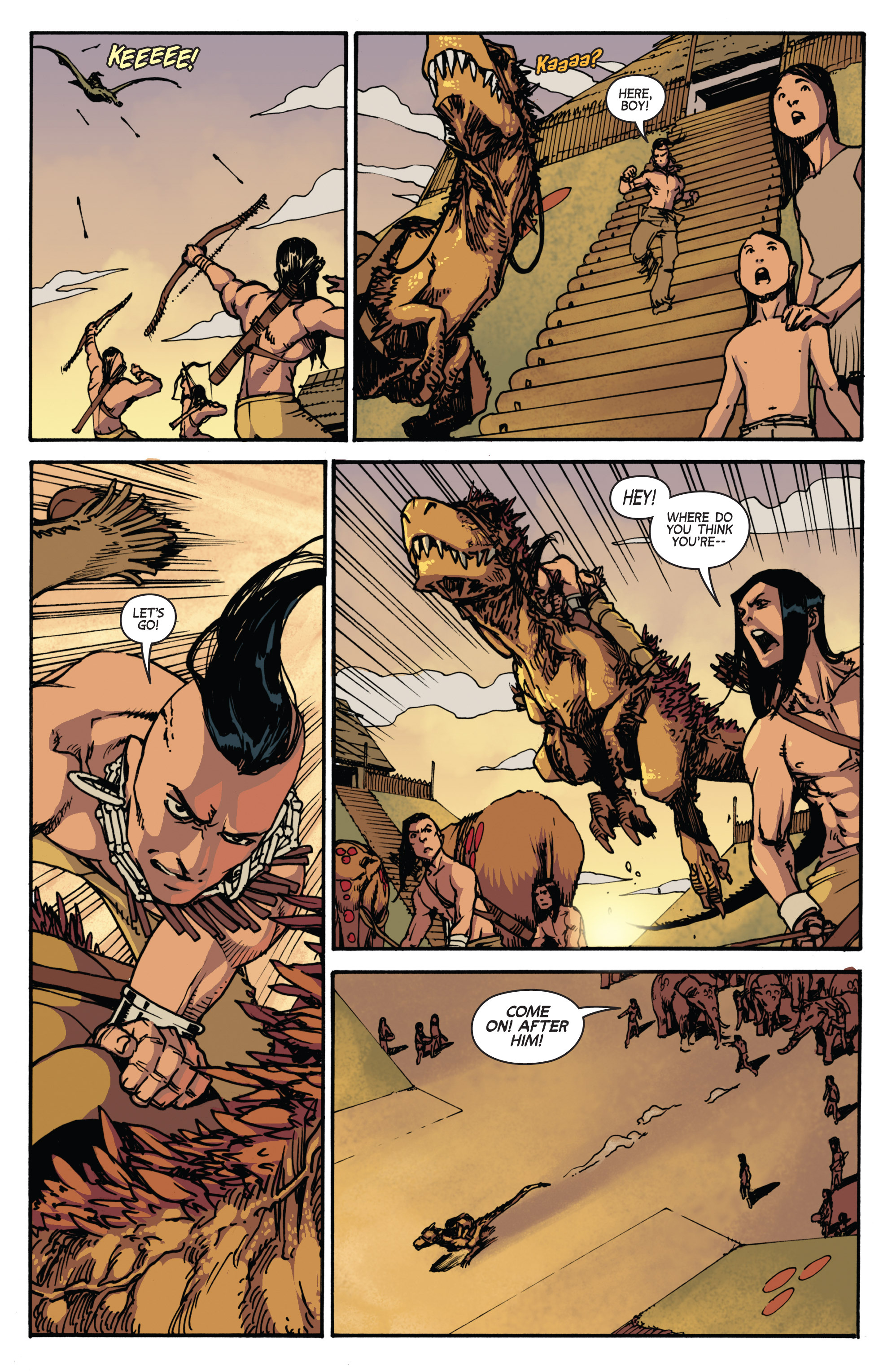 Read online Turok: Dinosaur Hunter (2014) comic -  Issue # _TPB 2 - 36