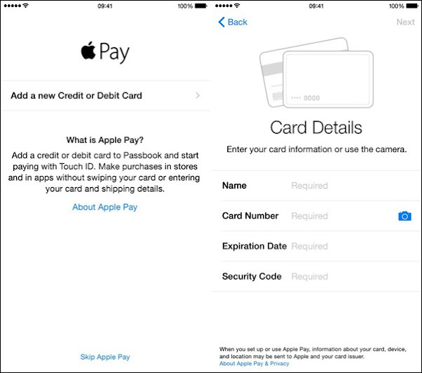 Apple Pay in iOS 8.1 (2)
