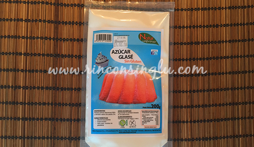 azucar glas sin gluten