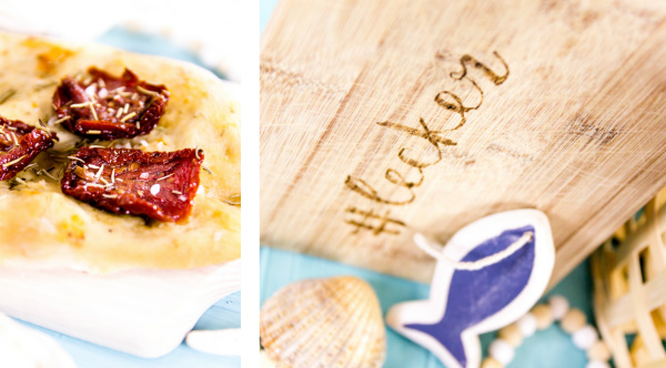 Rezept für frisch gebackenes Focaccia - toll zum Grillen oder einfach, um an den Sommer zu denken! | titatoni.de Rezept für frisch gebackenes Focaccia - toll zum Grillen oder einfach, um an den Sommer zu denken! | titatoni.de