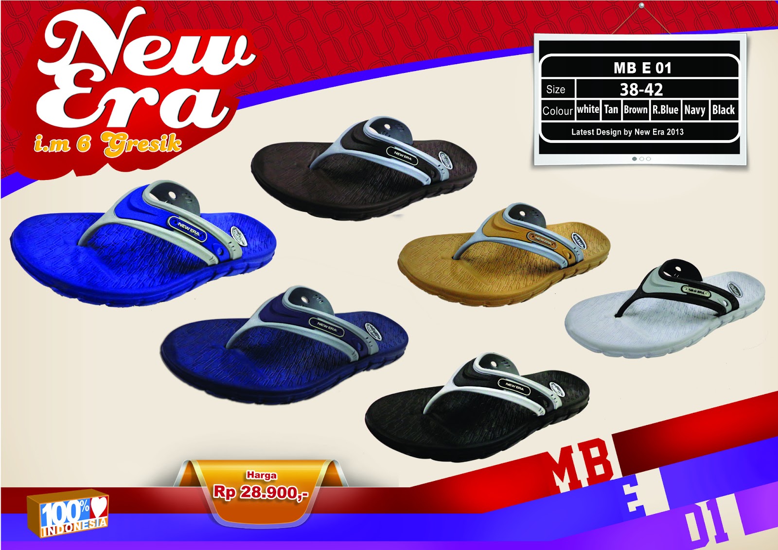  New  Era  im6 Gresik Produk Terbaru 2013 Sandal  New  Era  Gresik