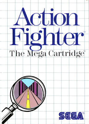 Divagações oldschool: Outro jogo antigo com capa terrível #8- "Action Fighter" do Master System! Action2