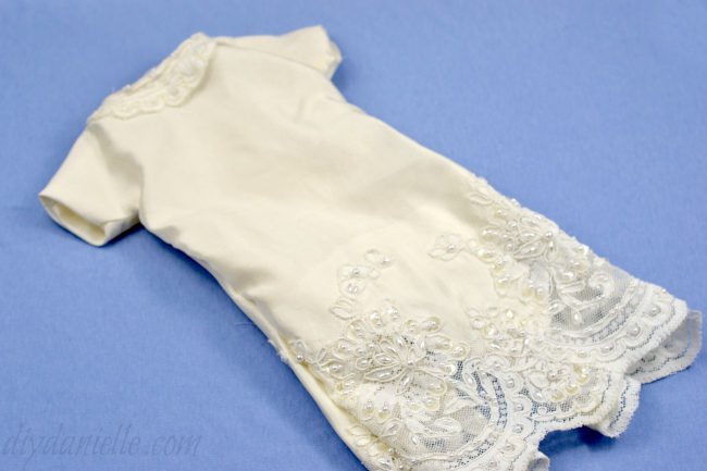 How to sew angel gowns using upcycled wedding dresses for a group service project. DIY Angel Gowns
