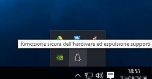 Si può staccare la penna USB dal PC senza rimozione sicura ...