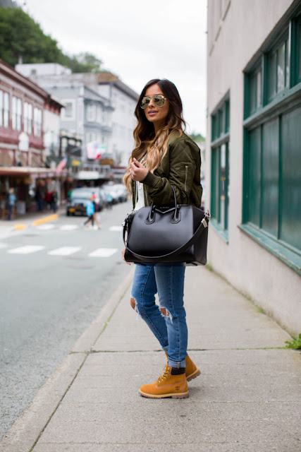 geeks fashion: 21 Cool Ways To Wear Timberland Boots For Women