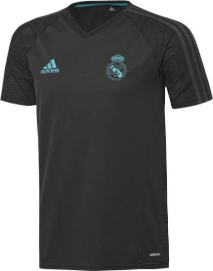 レアル・マドリード 2017-18 トレーニングシャツ-黒
