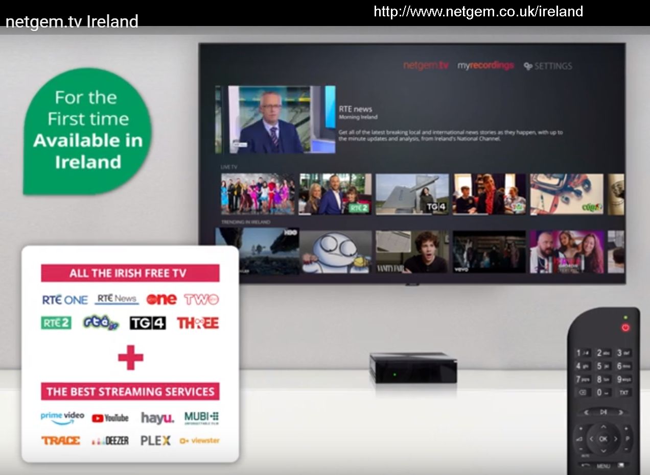 netgemiene NEW (2019) NETGEM.TV on Ireland (All Irish Free TV