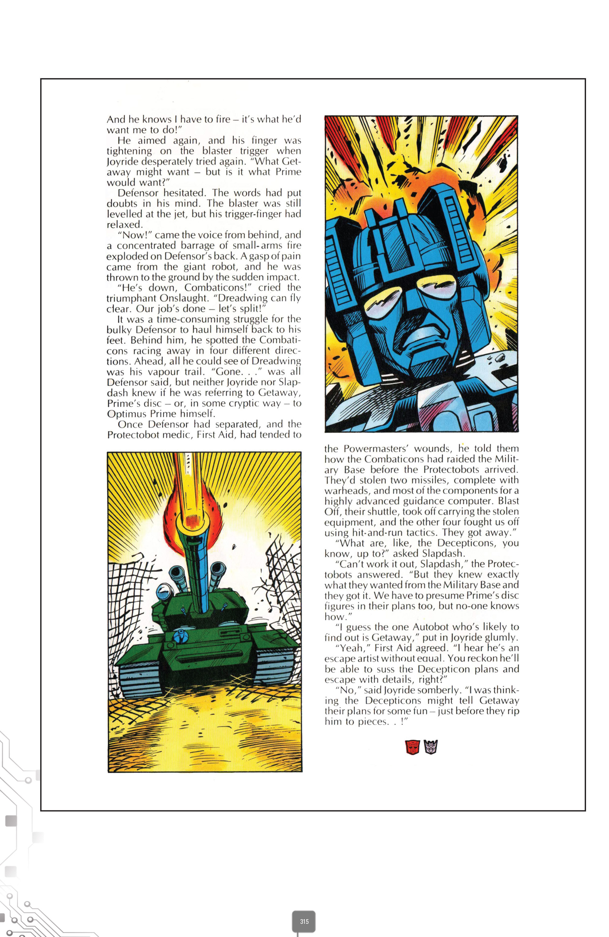 Read online The Transformers Classics UK comic -  Issue # TPB 5.5 - 135