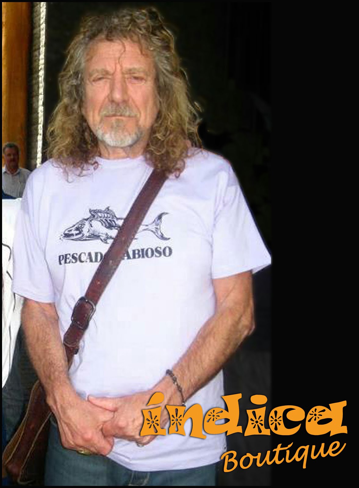 Robert Plant y la remera de Pescado Rabioso