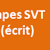 capes SVT écrit 2007
