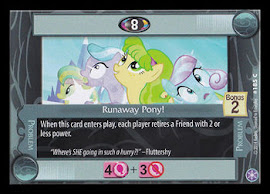 My Little Pony Runaway Pony! The Crystal Games CCG Card