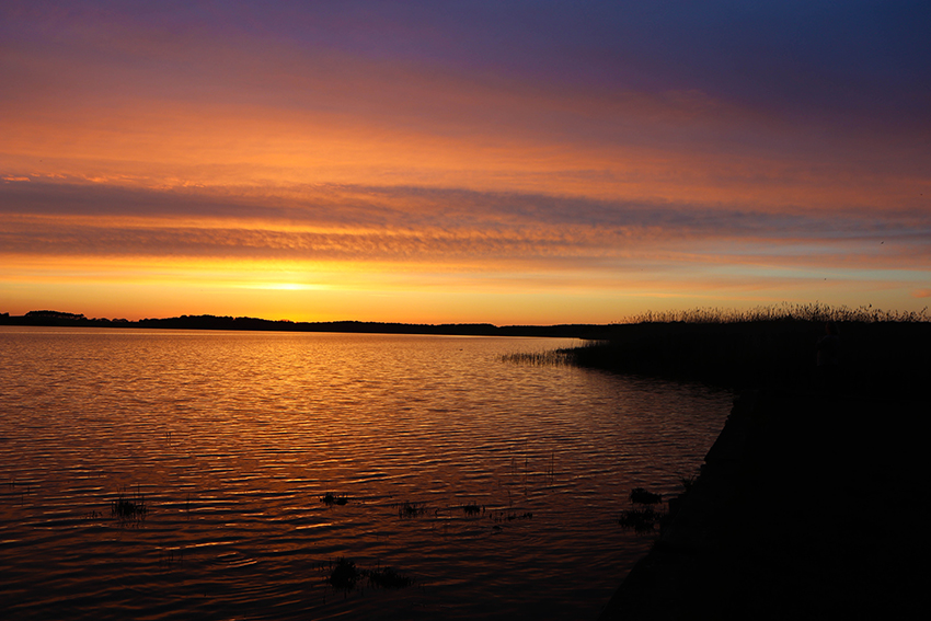 Sonnenuntergang beim Cafè Knatter Sonnenuntergang beim Cafè Knatter