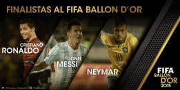 Oficial: Balón de Oro, Neymar, Messi y Cristiano Ronaldo los 3 finalistas