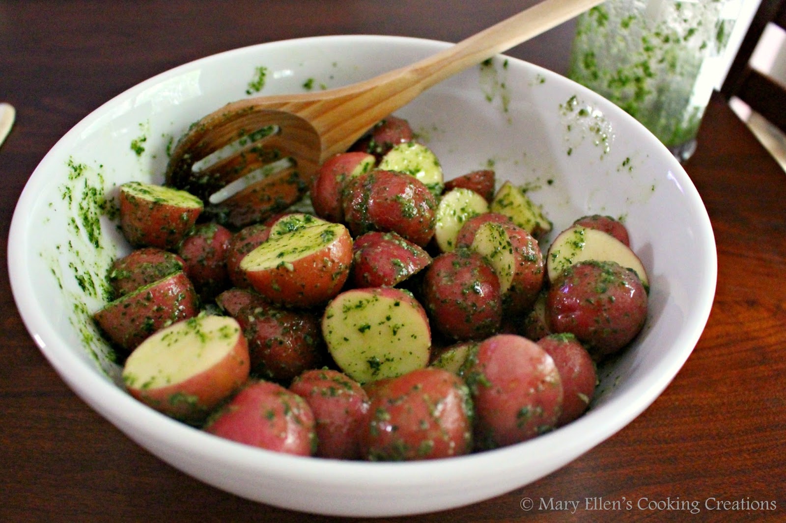 Mary Ellen's Cooking Creations Lemon Garlic Roasted Potatoes