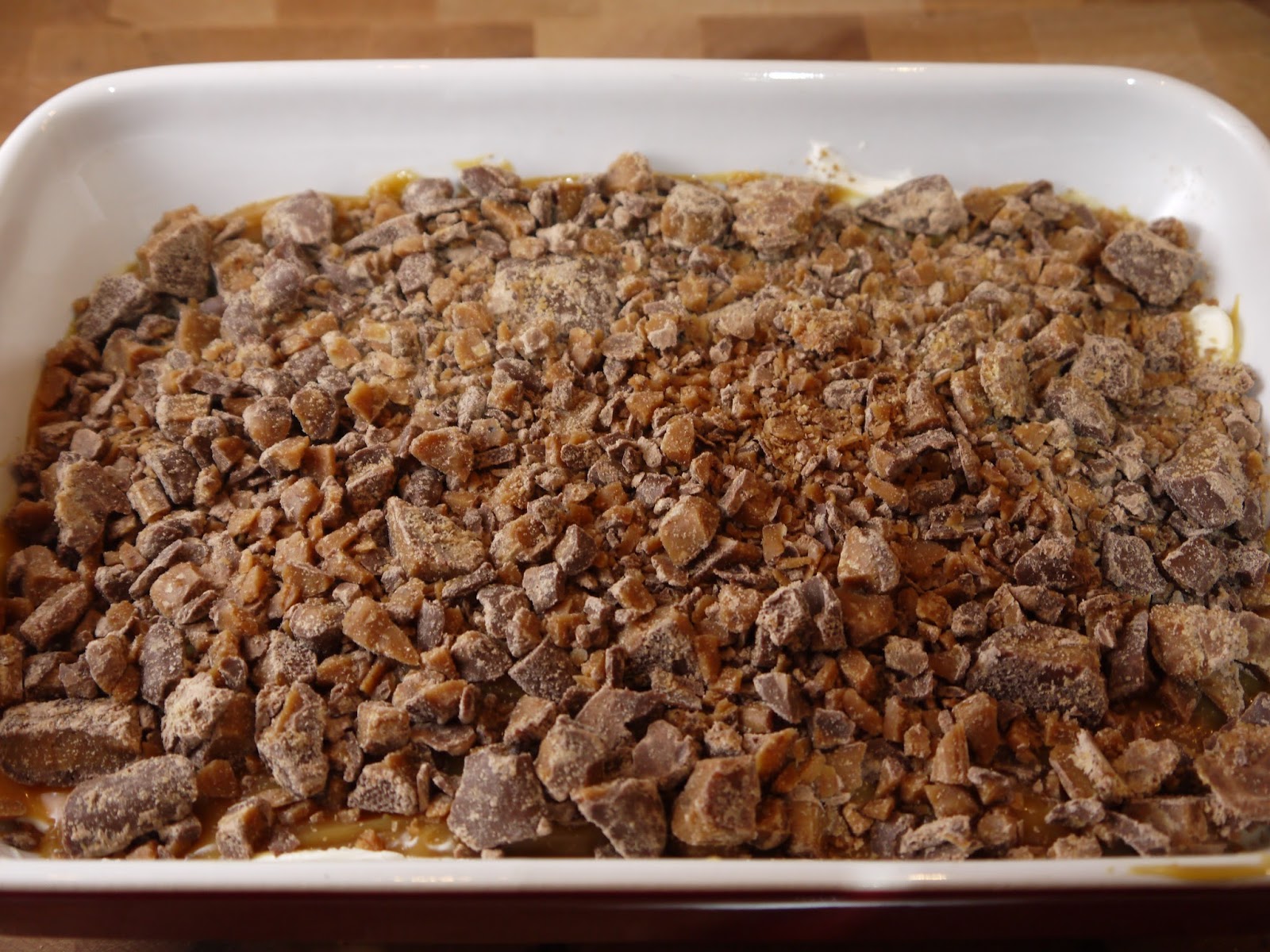 Clockwatching Tart Skor Apple Dip