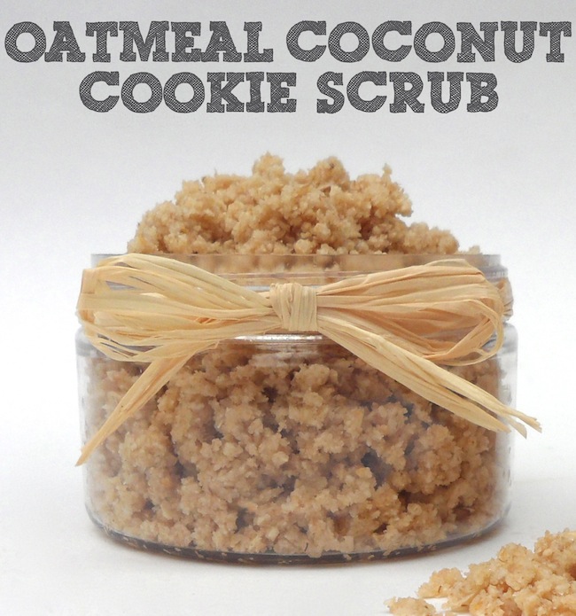 Oatmeal Coconut Cookie Scrub