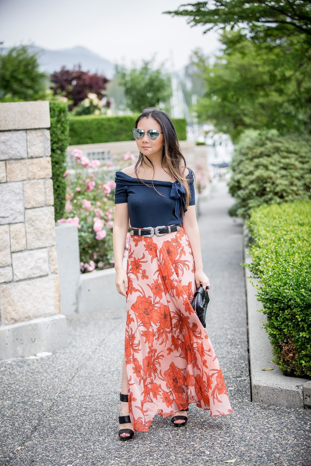 Valentina and Aveline: How To Wear Maxi Skirt This Summer