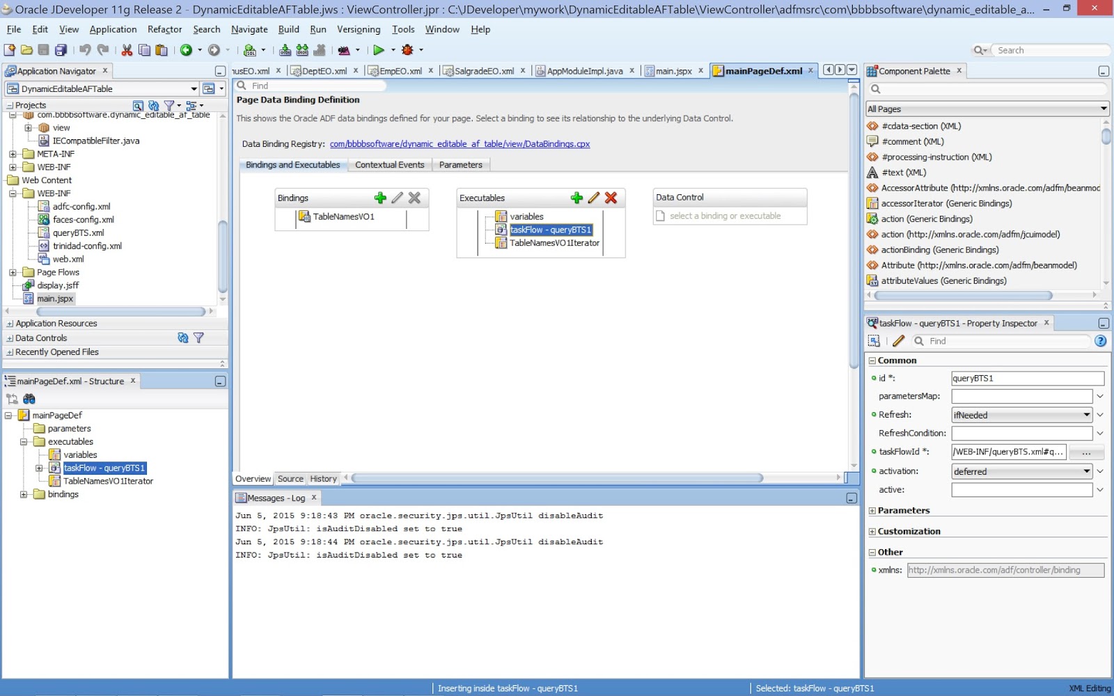 Ao Bie(别傲)'s Blog: How to implement 100% Dynamic ADF table with ...