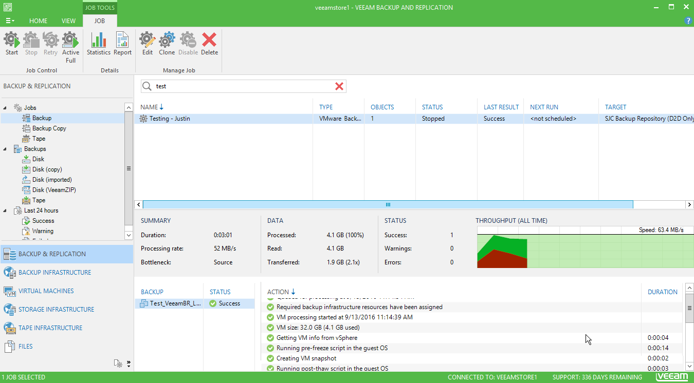 All Things Techie Running a Linux Script for vSphere via Veeam
