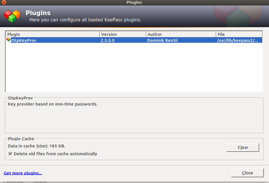 KeePass con segundo factor de autenticación OTP