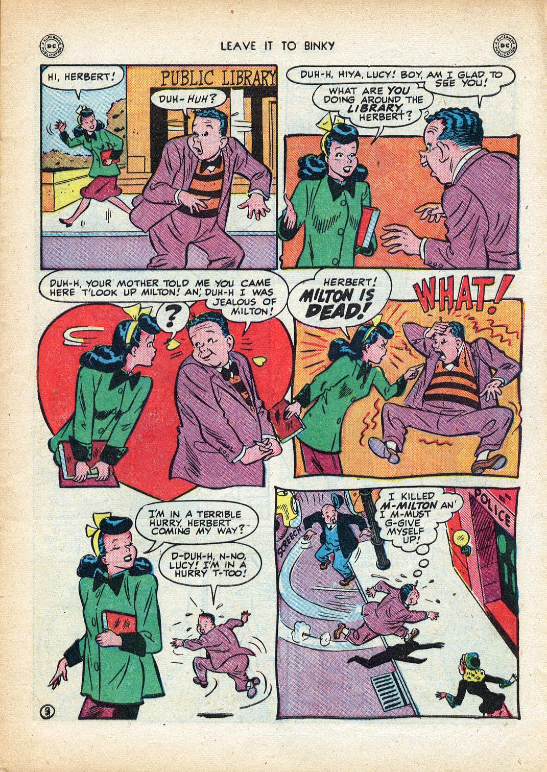 Read online Leave it to Binky comic -  Issue #3 - 14