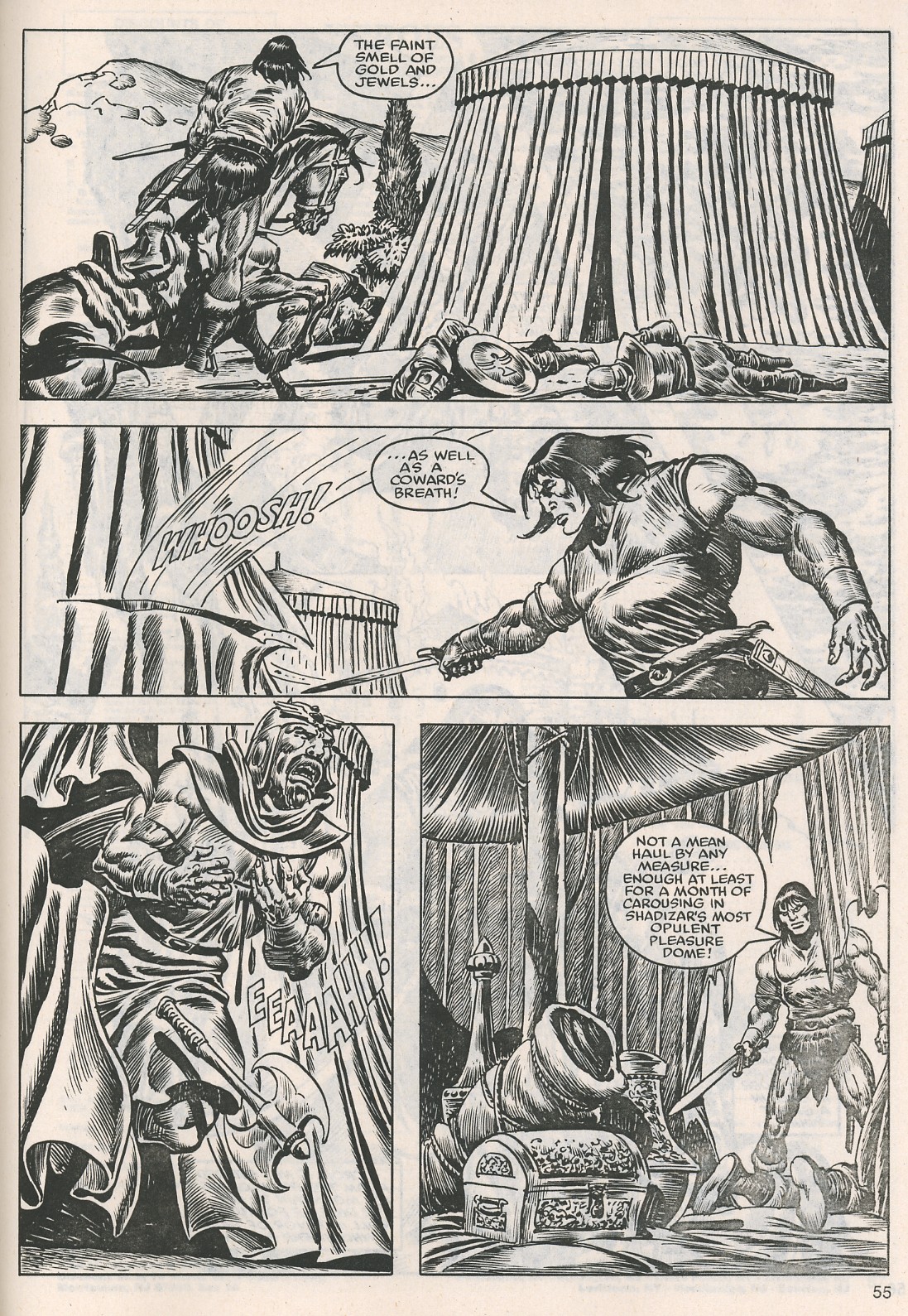 Read online The Savage Sword Of Conan comic -  Issue #116 - 55
