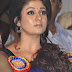 Nayantara Latest Photos In Spicy Blue Saree