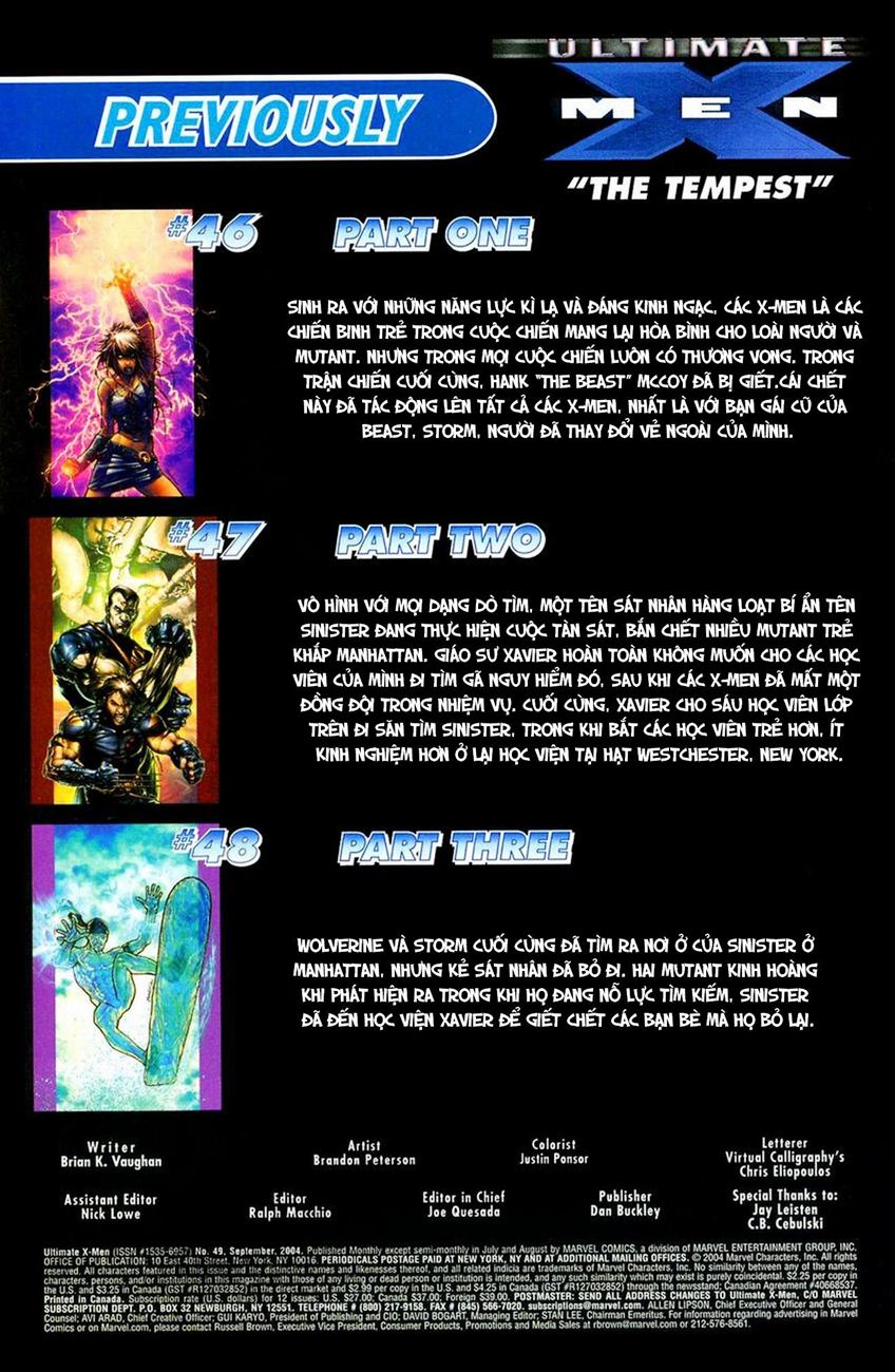 Ultimate X - men chap 49