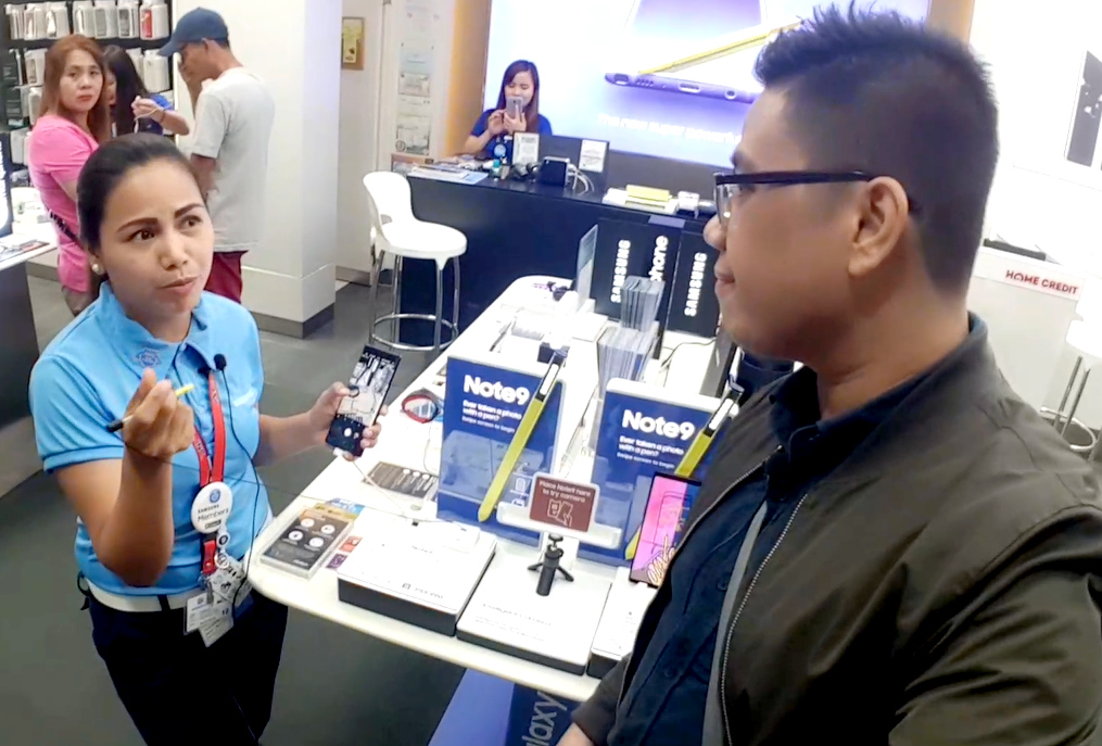 SM City Sucat, Cyberzone, Samsung Galaxy Note9 Philippines