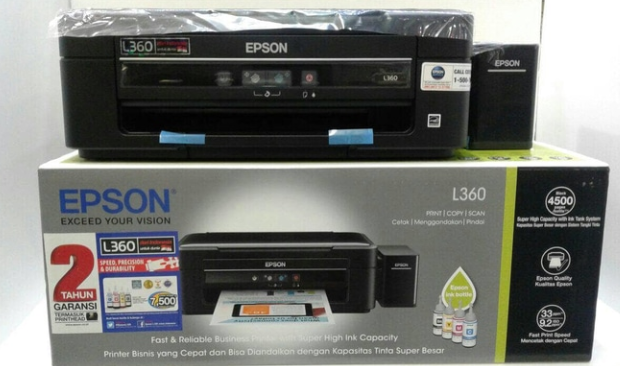 Cara Pertama Kali Pemasangan Printer Epson L360 atau Merek
