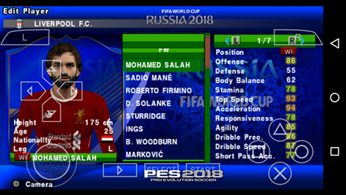 تحميل لعبة بيس 2018 للاندرويد مود كاس العالم ودوري الابطال تحميل لعبة بيس 2018 للاندرويد مود كاس العالم ودوري الابطال