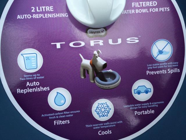 Oz the Terrier top 5 benefits to TORUS water bowl for pets