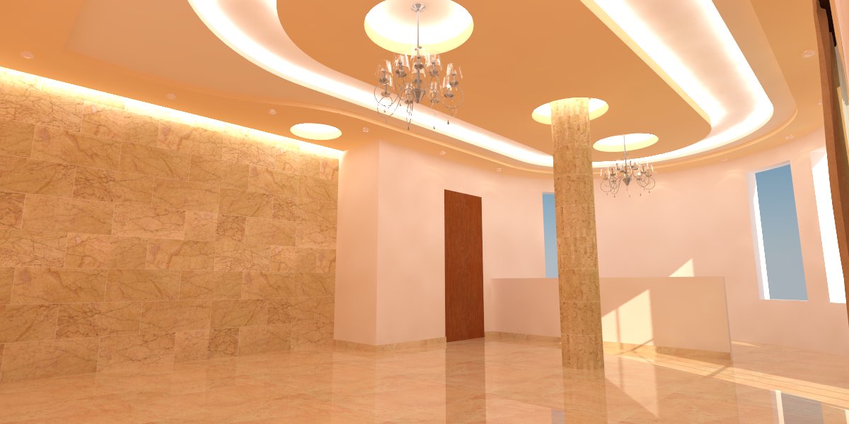 Gypsum board ceiling 3D design maps Home Decor