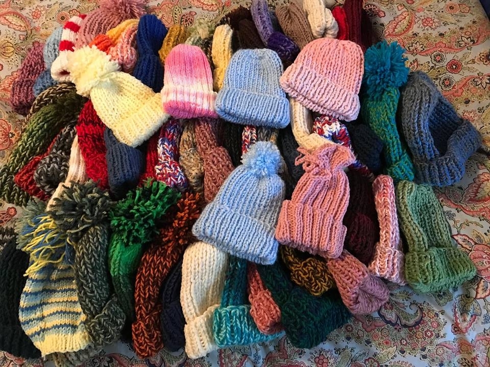 Care Packages for Soldiers Handmade Knit Hats for the Troops.
