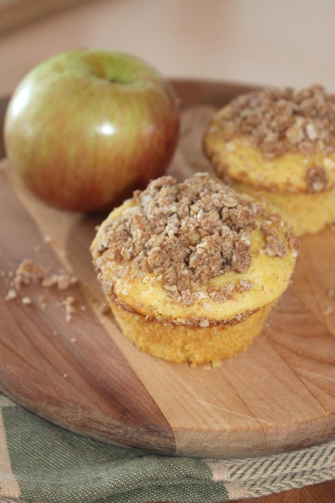 Savory Moments: Apple cornmeal muffins {Secret Recipe Club}