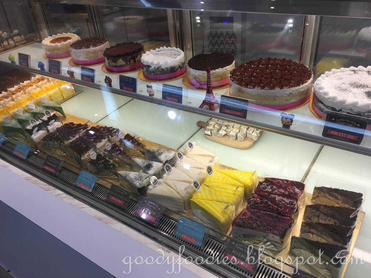 GoodyFoodies Vanilla Mille Crepe Cafe, Paradigm Mall