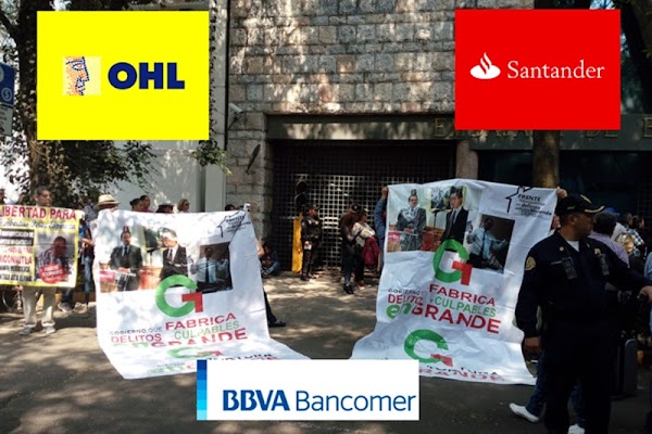 OHL, Santander y Bancomer apoyan a Del Mazo, denuncia Frente Mexiquense pro vivienda