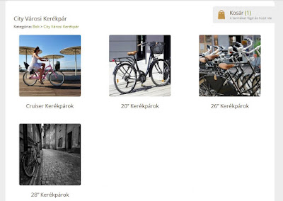 magyar kerékpár web áruház