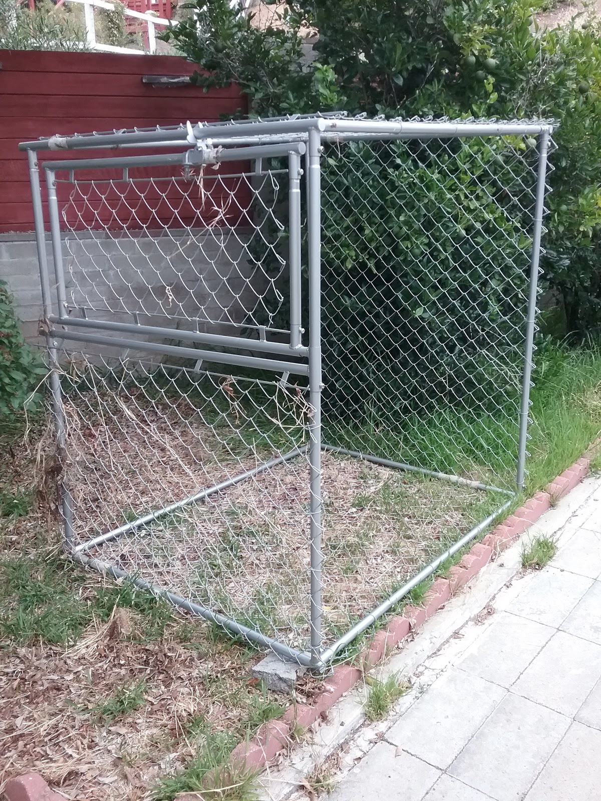 Cheap and Easy Dog Kennel to Greenhouse Conversion