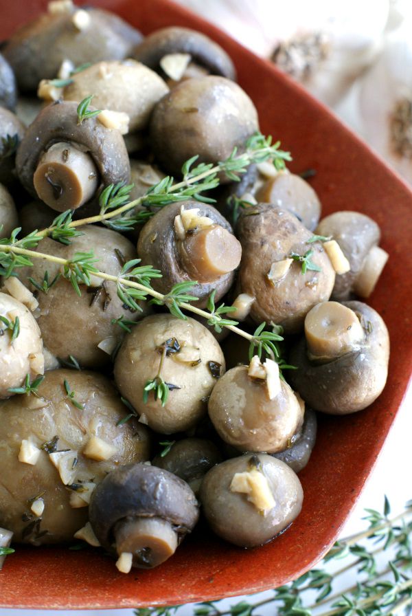 Slow Cooker Garlic Mushrooms The Two Bite Club