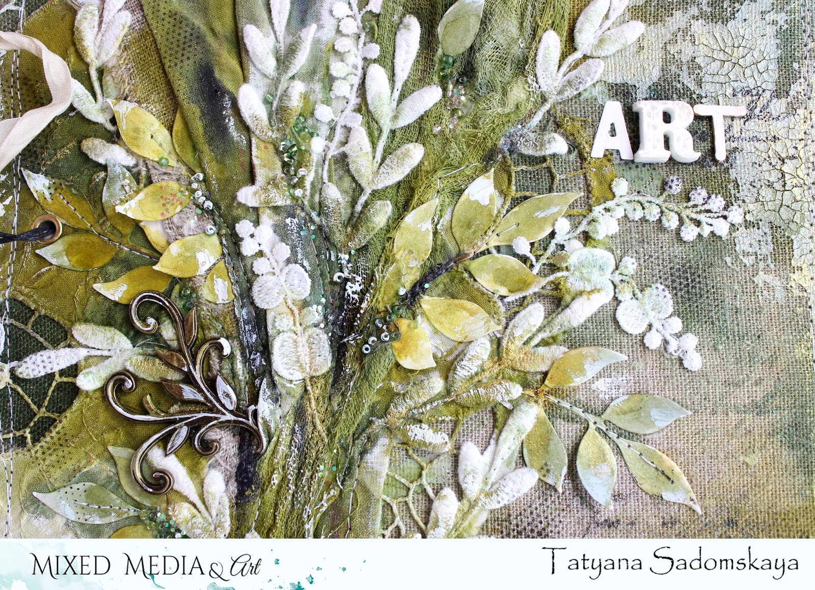 Mixed Media & Art: Зеленая обложка. Татьяна Садомская