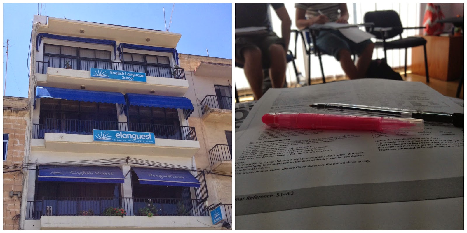 Imparare l'inglese a Elanguest, Malta - foto di Elisa Chisana Hoshi