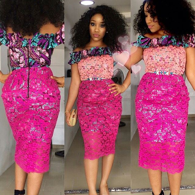 Lace Dress Aso Ebi Instagram Trendy Ankara Short Gowns Aso Ebi
