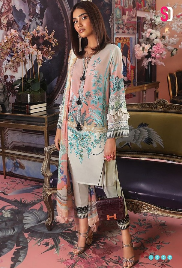 Deepsy D 3023 Pakistani Festive Wear Designer Cotton Suit Collecion