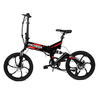 Ancheer 20" Folding Electric Bike Waterproof E-Bike, image, review features & specifications